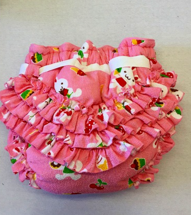 オムツカバーフリル