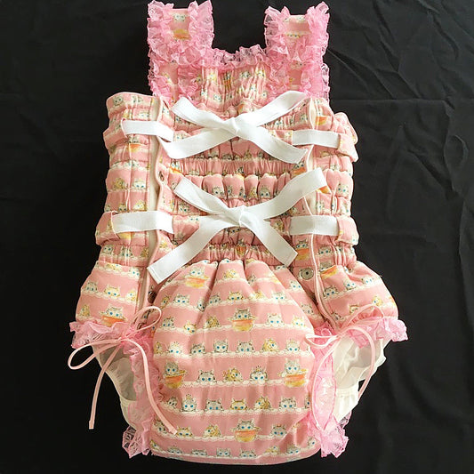 サロペット 胸当て背当て仕様